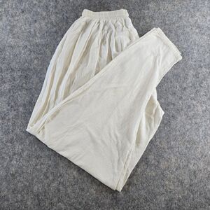 Vintage International Male XXL Harem Pants Ivory Drop Crotch 100% Cotton USA